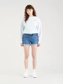 501 Rolled Shorts - Blue