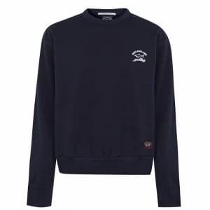 PAUL AND SHARK Archivio Back Crew Sweatshirt - Navy