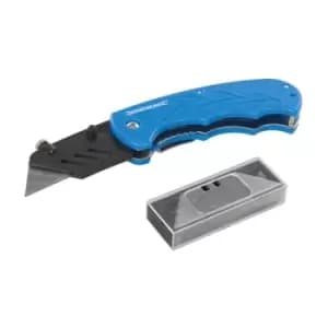 Silverline Folding Utility Knife - 160mm