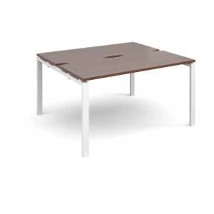 Adapt II Starter Units Back to Back 1400mm x 1200mm - White Frame wal