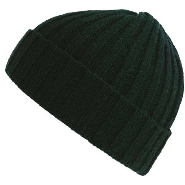 Atlantis Atlantis Men Shore Chunky Beanie in Bottle Green Bottle Green One Size Male 5063470815418