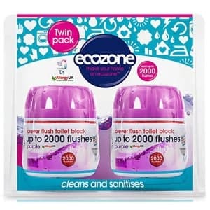 Ecozone Forever Flush 2000 Purple Twin Pack