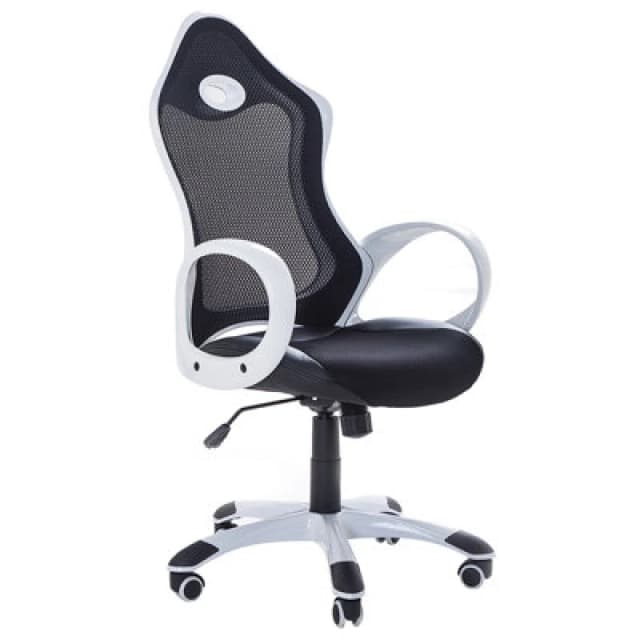 Beliani Office Chair Ichair Black/ White