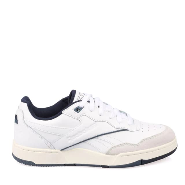 Reebok BB 4000 II Trainers White Navy male UK 5