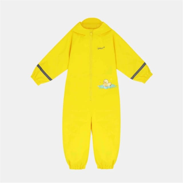 Gelert Kids Animal Print Waterproof Long Sleeve Rain Anorak Duck09 female 2-3 Yrs