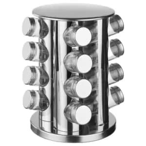 Secret du Gourmet 16-Jar Spice Rack with Rotating Base