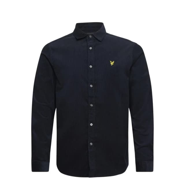 Lyle & Scott Shirt Lyle & Scott Needle Cord Bleu Male S