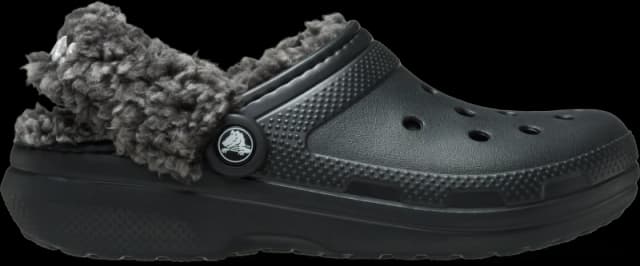 Crocs Unisex Classic Fleece Lined Clogs Black W5/M4