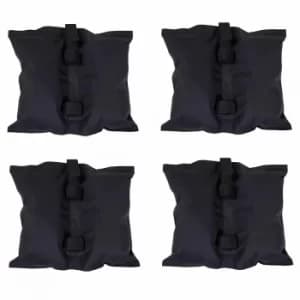 Charles Bentley Gazebo Leg Weight Bags Set of 4, Black