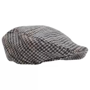 Mens Tweed Wool Blend Flat Cap (L/XL (60cm)) (Design 5)