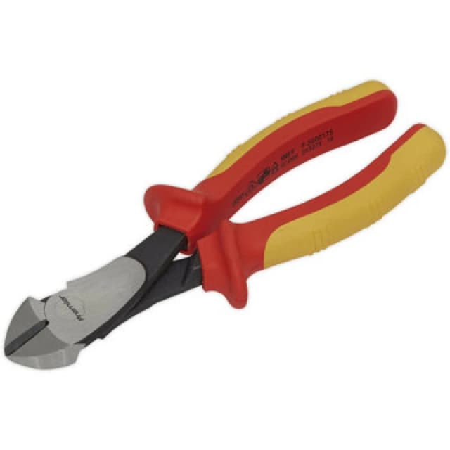 Loops 180mm Heavy Duty Side Cutters - Hardened Cutting Edges - Soft Grip VDE Approved Multi