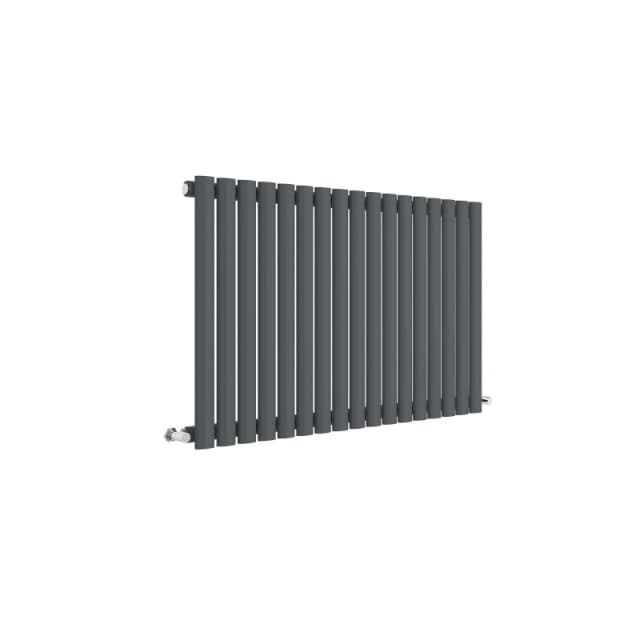 Balterley Horizontal Single Panel Radiator 2511 BTU Anthracite 600 x 992mm Grey
