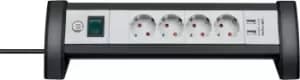Brennenstuhl 1156250534 power extension 1.8 m 4 AC outlet(s)...