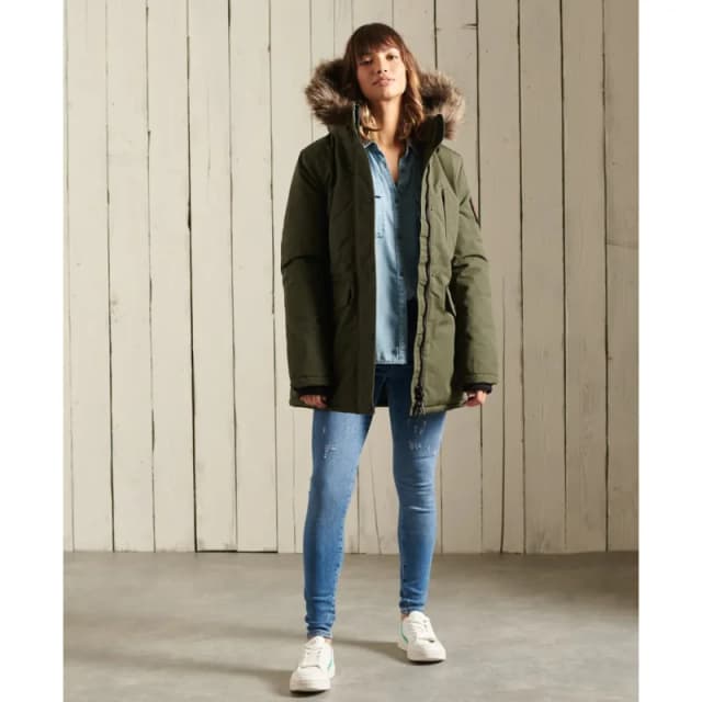 Superdry Womens parka Superdry Everest Vert Female 36