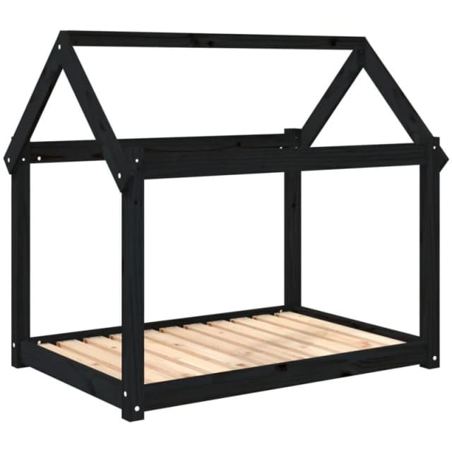 VIDAXL Vidaxl - Dog Bed Black 101x70x90cm Solid Wood Pine 8720287207139