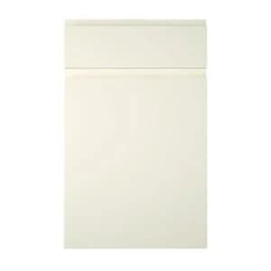 Cooke Lewis Appleby High Gloss Cream Drawerline door drawer front W450mm Set of 2
