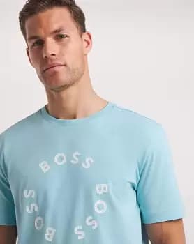BOSS Light Blue Circle Logo T-Shirt