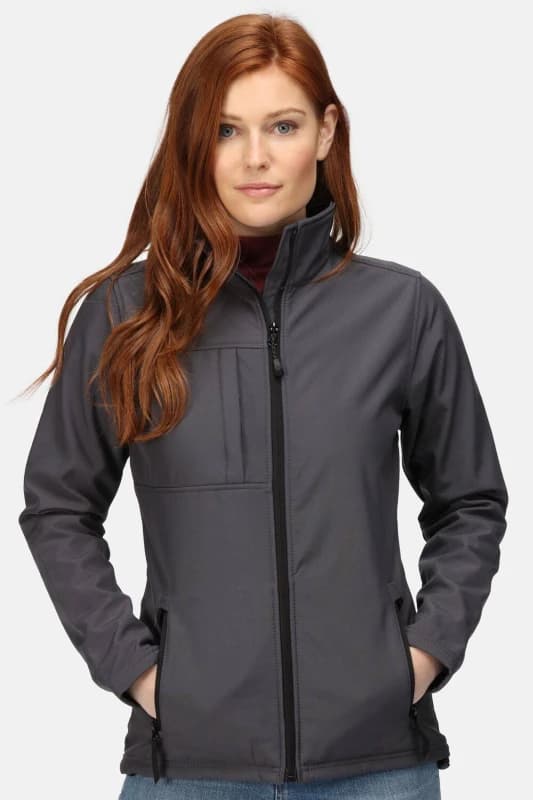 Regatta Womens 'Octagon' Waterproof Softshell Jacket in Dark Grey Size: 8 Dark Grey Female 8