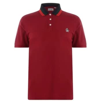 Original Penguin Block Collar Polo Shirt - Red