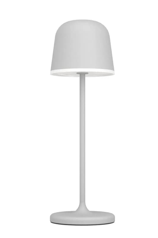 EGLO Mannera Cordless Grey Indoor or Outdoor Table Lamp White