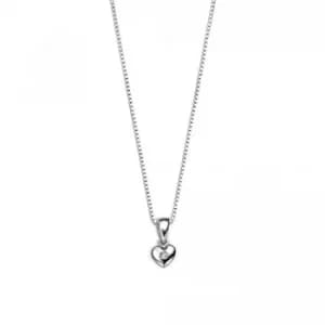 D For Diamond: Heart Pendant Necklace