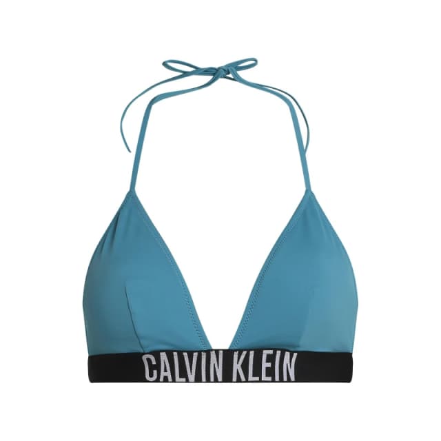 Calvin Klein Triangle Bikini Top Storm Blue female 8 (XS)