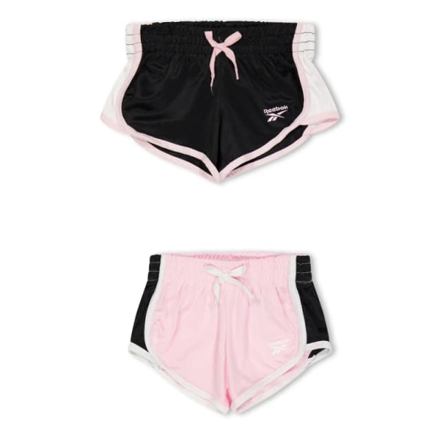 Reebok Kids Jersey Jogger Shorts Pink Lady female 3-4 Yrs