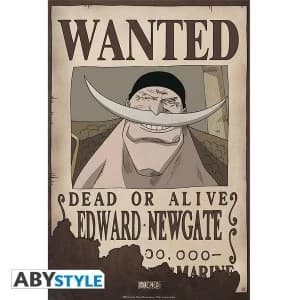 One Piece - Wanted Edward Newgate Small Poster