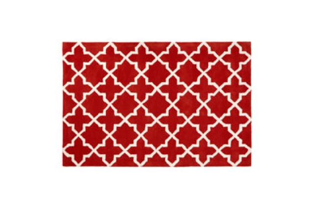 Premier Housewares Large Hand Tufted Rug Orange