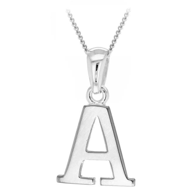 Be You Silver Initial Necklace Sterling Silver female A
