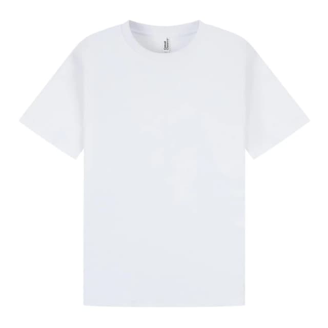 Casual Classics Mens Interlock Slim T-Shirt in White Size: XS White Male XS