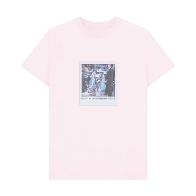 Friends Mens Anymore Clothes? T-Shirt in Pink Size: Small Pink Male S