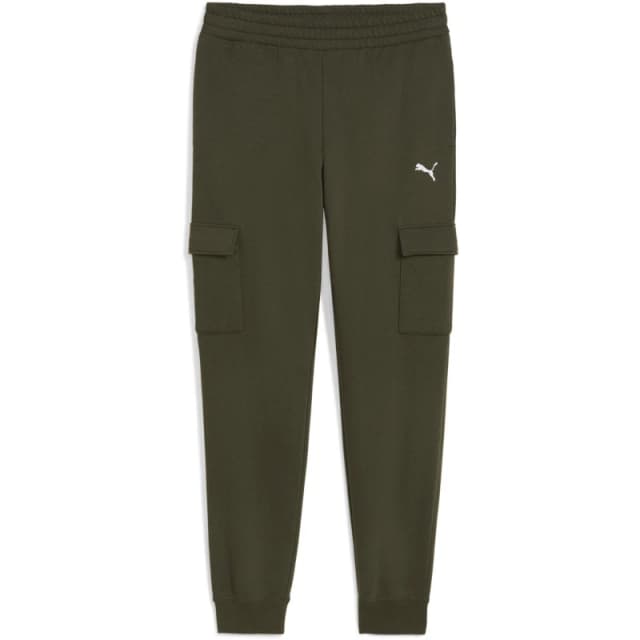 Puma Small Logo Fleece Cargo Pants Olive male S