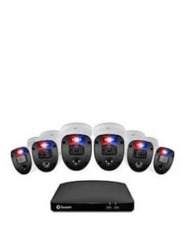 Swann Smart Security Cctv System: 8 Chl 1080P 1TB HDD Dvr, 6 X Pro Enforcer Camera. Works With Alexa, Google Assistant & Swann Security - Swdvk-846806