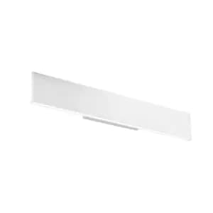 Wall Light Textured White Paint & Frosted Acrylic 2 x 11W LED Module