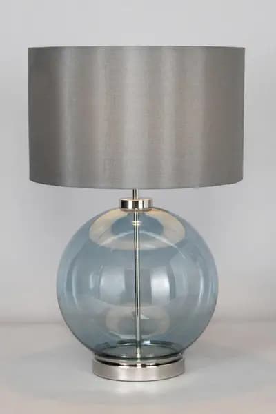 BHS Lighting Metro Table Lamp Silver