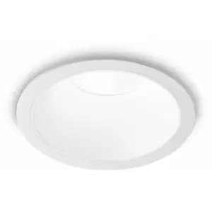 01-ideal Lux - White recessed spot GAME 1 aluminum bulb