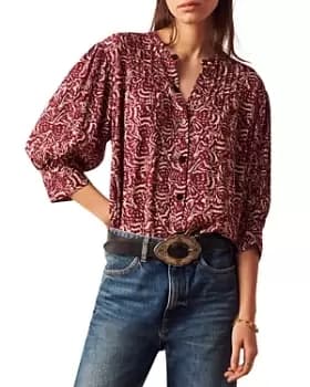 ba & sh Lio Pintucked Shirt