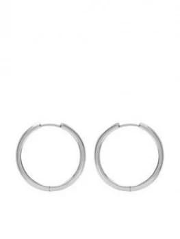 Mint Velvet Silver Perfect Hoops