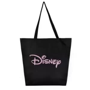Disney Logo Tote Bag (One Size) (Black)