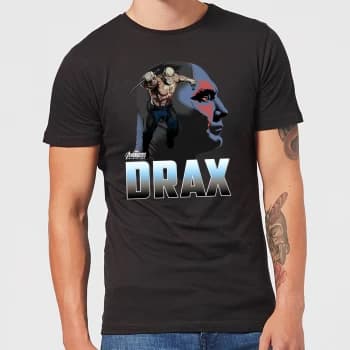 Avengers Drax Mens T-Shirt - Black - 3XL - Black