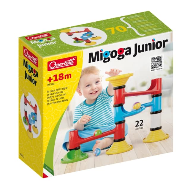 Quercetti Migoga Junior Starter Set - 22 Pieces, Multi 6502