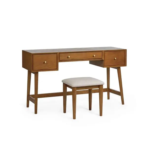 Julian Bowen Lowry Dressing Table and Stool Set LOW054