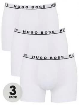 Hugo Boss 3 Pack Boxer Briefs White Size L Men