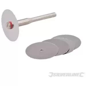 Silverline - 656628) Rotary Tool ss Saw Blade Set 6pce 22mm Dia