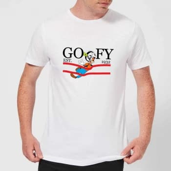 Disney Goofy By Nature Mens T-Shirt - White - XS