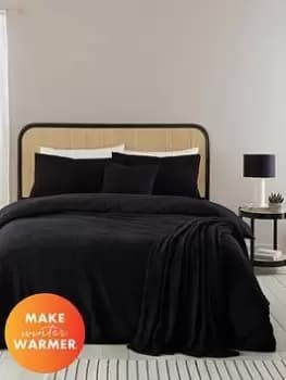 Catherine Lansfield Boucle Duvet Cover Set