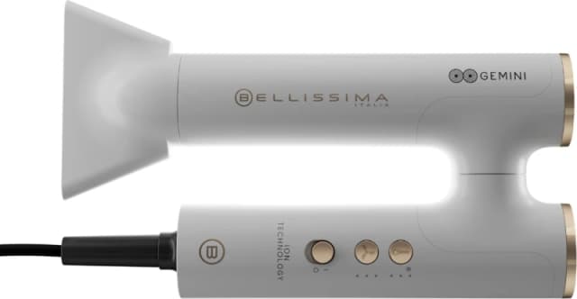 Bellissima Italia Gemini Hair Dryer Hair Dryer - White