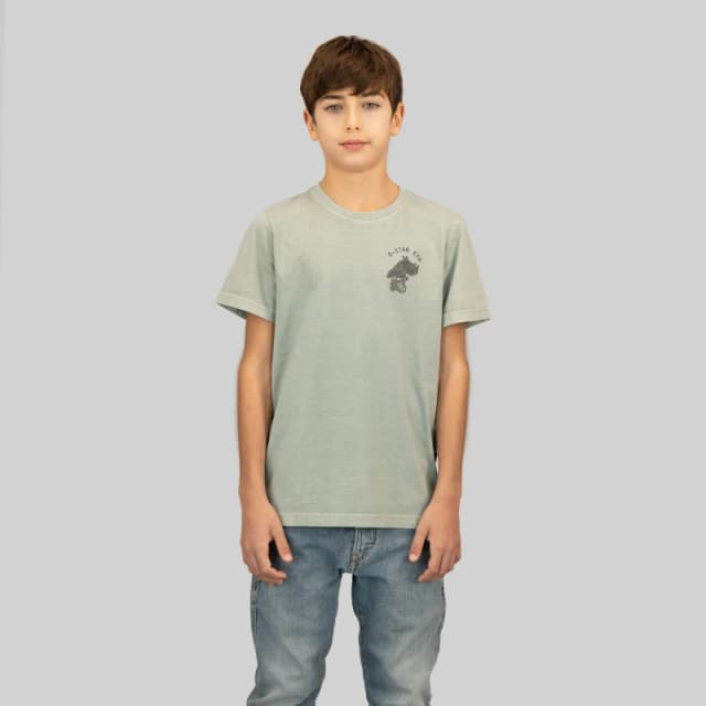 G Star Kids Rhino Logo Regular Fit T-Shirt Mercury male 10Y