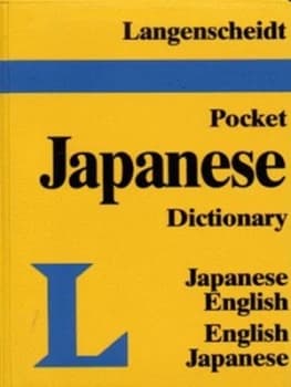 Langenscheidts Pocket Japanese Dictionary by Seigo Nakao Book
